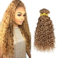 thumbnail image 1 of Hair Bundles Younghann Honey Blonde Water Wave 20, 22, 24 pulgadas, 1 of 7