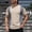 Khaki, variant on FRSASU Men's Color Block Short Sleeve Crewneck T-Shirts Casual Summer Striped Tee Shirt Streetwear Trendy Top Gray