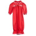thumbnail image 2 of Baby Girls Red Infant Sacque Sleeper, NB, 2 of 2