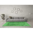 thumbnail image 3 of Ahgly Company Indoor Square Persian Emerald Green Traditional Area Rugs, 6' Square, 3 of 4