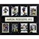C & I Collectables 1215RODGERS8C NFL Aaron Rodgers Green Bay Packers 8 Plaque de Carte – image 3 sur 3