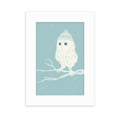 thumbnail image 1 of Freehand Sketch Owl Head Desktop Photo Frame Picture Display Decoration Art Painting, 1 of 3