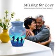 thumbnail image 7 of Penguins Cremation Urn For Humans, Small Little Urns For Human Ashes Uncle And Aunty, Miniature Urn For Man And Woman, Memorial Urns And Keepsake For Ashes, 3 Inch, 7 of 7