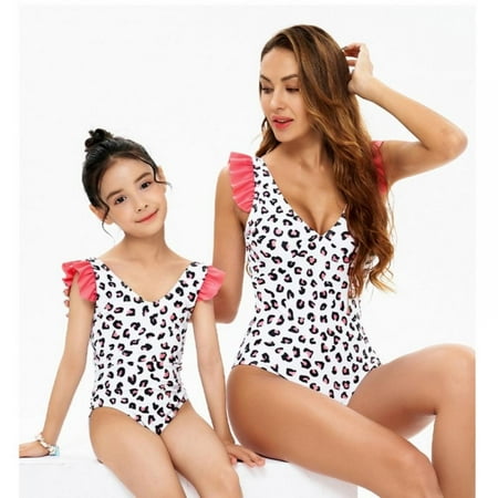 

Mother Daughter Swimwear Family Matching Baby Girls Swimsuit Women Bikini Set