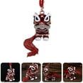 thumbnail image 6 of PAMINGONO Lion Shape Chinese Style Keychain for Mobile Phone Pendant 1Pack in Zinc Alloy, 6 of 8
