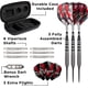 thumbnail image 4 of Juego de dardos Viper Blitz 95 con punta de acero de tungsteno, 24 g, con funda, 4 of 9