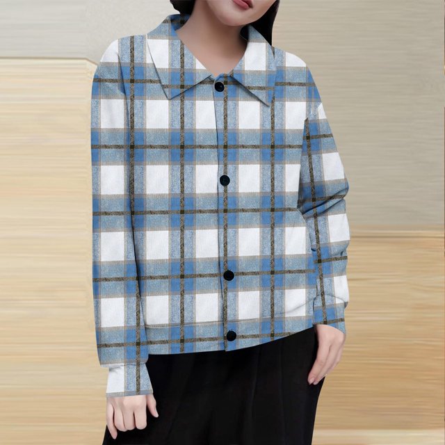 Njdvhb Blouse d'Hiver à Manches Longues Sans Capuche Décontractée pour Femmes, Mode Imprimée Ample à Manches Longues Col Rond Chandails en Molleton Sans Capuche