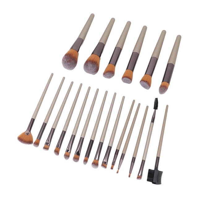 Cepillo Del Maquillaje De Ojos, De Cepillo Ergonómico Del Maquillaje Del Pelo De La Fibra Sintética Del Para El Salón
