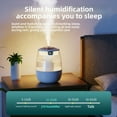 thumbnail image 5 of Premium Ultrasonic Humidifier for Home – High Mist Output, Large Capacity, Quiet Operation, USB Desk Humidifier with Temperature Display – Perfect for Bedroom and Office, 5 of 9