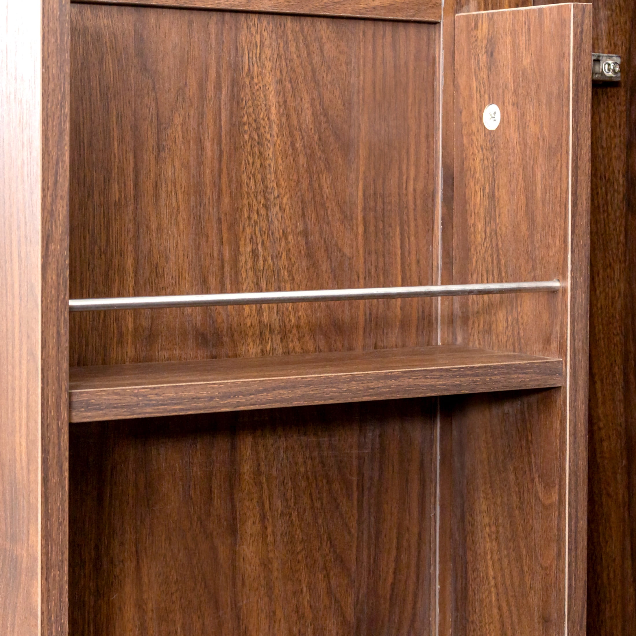 Noble House Kitchen Pantry Storage Cabinet, Freestanding Buffet Sideboard with Doors & Shelves, for Dining Room, Walnut