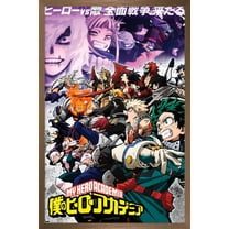 My Hero Academia: Season 6 - Key Art Wall Poster, 14.725" x 22.375" Framed