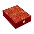 thumbnail image 1 of Caja de joyería de boda, caja de joyería de terciopelo rojo, caja de exhibición de joyería para cumpleaños 20cm x 26cm x 75cm, 1 of 9