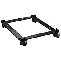 File Cabinet Dolly - Adjustable Mobile File Caddy - Black - Fits 14.25"-18" Wide & 18"-26.5" Deep Cabinets - Heavy Duty 4 Wheel Roller UNIT