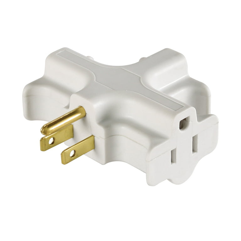 Three Way Grounded Adapter