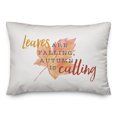 thumbnail image 2 of Creative Products Leaves Falling Autumn 20 x 14 Spun Poly Pillow, 2 of 3