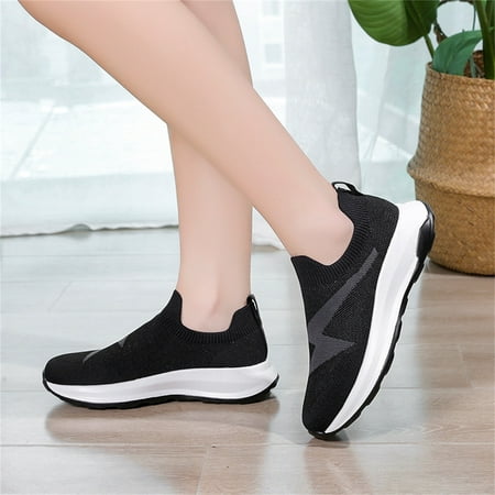 

eczipvz Non Slip Shoes for Women Women Canvas Mules Memory Foam Clipper Fashion Sneakers Comfortable Slip-On Mule Holiday Shoes