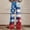 #196-Blue, variant on Women's Straight Wide Leg Pants with Button Pockets, Casual Faux Denim for Everyday Wear and Travel