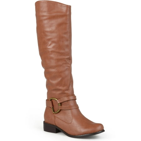 Women's Ring Accent Wide Calf Boots