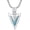Celtic, variant on Turquoise Arrowhead Necklace for Men 925 Sterling Silver Eye of Horus Arrow Protection Pendant Western Turquoise Jewelry Gifts for Men Women