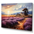 thumbnail image 2 of Designart "French Provencal Lavender landscapes I" Landscapes Wall Art Print, 2 of 5