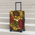 thumbnail image 2 of Lsque Sunflower Printed Luggage Cover, Travel Luggage Protector,Scratch and Dirt Resistant, Fits 18-32 Inch Luggage - Medium, 2 of 9