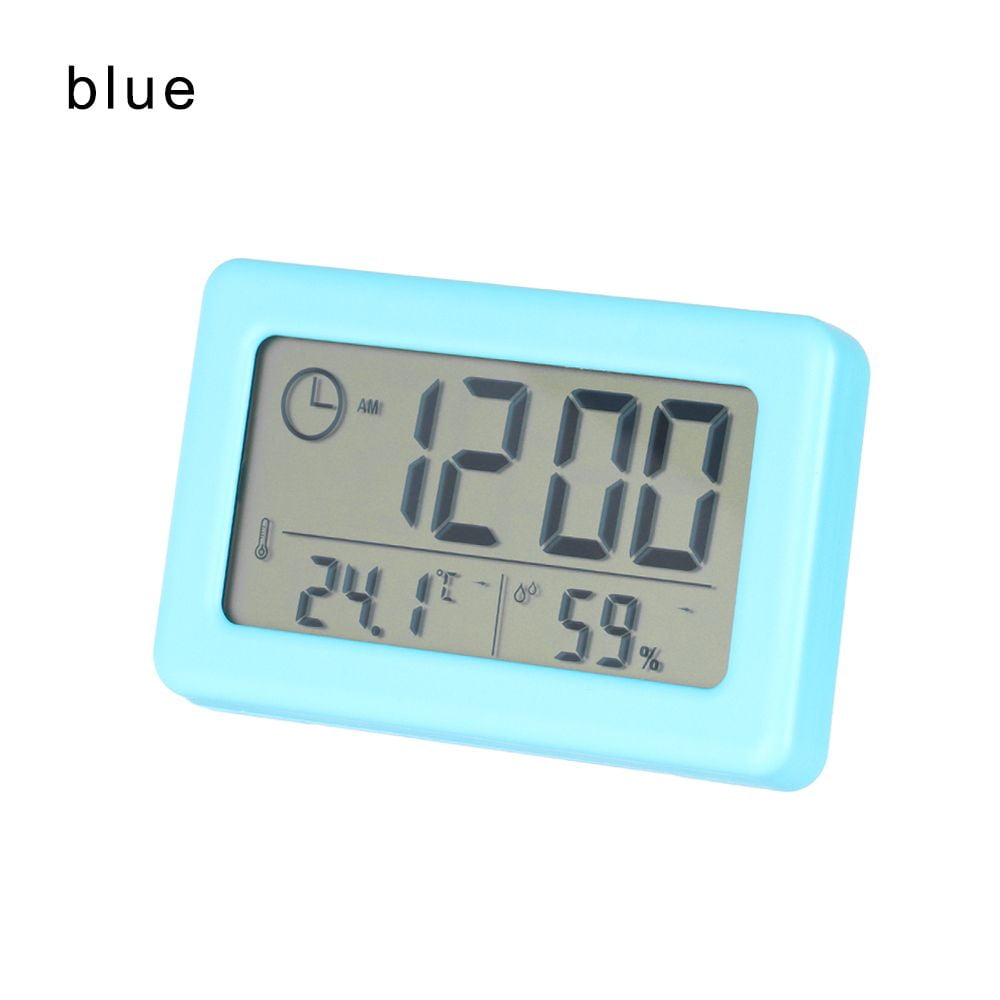 LED Bedroom Desktop Home Digital Alarm Clock Thermometer Meter