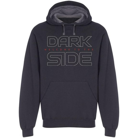 Dark Side Quote Hoodie Men -Image by Shutterstock Men Hoodie, Male XX-Large