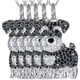 thumbnail image 1 of Collar para Mascotas VentDepot DogNeck18 5Pzas Schnauzer Negro Metal Cadena y Dije, 1 of 4