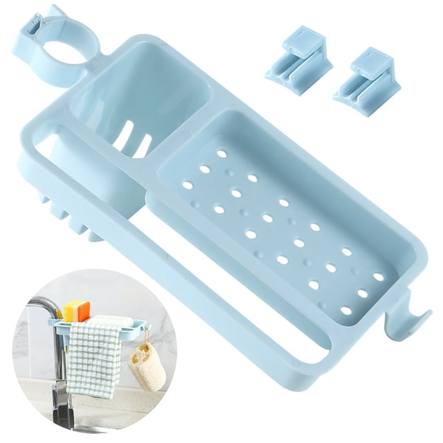 Faucet Storage Rack Creative Multipurpose Sponge Drain Holder Sink Sponge Holder