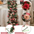 thumbnail image 3 of Flower Garland Rose Vines, 6 Strands 3Ft Flowers Vines for Bedroom, Rose Flower Garland Decoration, Rose Floral Garland for Room Table Birthday Wedding Party Garden Wall Decor, 3 of 5