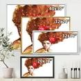 thumbnail image 4 of Designart 'Portrait of Young African American Woman II' Modern Framed Canvas Wall Art Print, 4 of 5