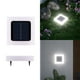 thumbnail image 1 of Luz solar enterrada para jardín exterior – Lámpara de 16 LED para senderos de jardín, ABS impermeable, energía solar, blanca/cálida, fácil de instalar, decoración de césped y villa, sensor, 1 of 9