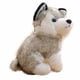 thumbnail image 3 of FELTECHELECTR Peluche de perro husky, adorable muñeco de peluche, regalo para niños y adultos, 18 cm (husky), 3 of 6