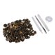 thumbnail image 1 of Kits de herramientas para perforar botones, bolsas de cuero, ropa, broches y broches Bronce, 1 of 8
