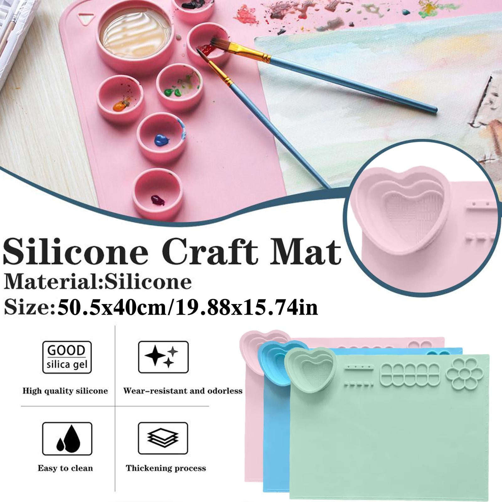 Silicone Craft Mat Silicone Mat for Resin Casting Painting Art Clay DIY.  M3B0 