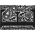 thumbnail image 1 of Ahgly Company Machine Washable Indoor Rectangle Transitional Night Black Area Rugs, 5' x 8', 1 of 7