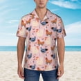 thumbnail image 6 of Picia Funny Chicken Gentle Cotton Regular Fit Short Sleeve Casual Hawaiian Shirt for Men-XX-Large, 6 of 9