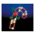 thumbnail image 2 of Candy Cane Lighted Window Decoration, 14" X 17", White, 2 of 2