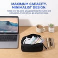 thumbnail image 4 of Large Capacity Pencil Case, Portable Compact Zipper Pen Pouch – Stationery Organizer for Sc+hool Office, 4 of 8