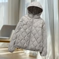 thumbnail image 7 of Roncen Women's Lightweight Hooded Short Puffer Jacket - Warm and Cozy Loose Fit Versatile Classic Outerwear for Everyday Fashion, 7 of 7