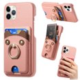 thumbnail image 1 of Case for FOXDOCK iPhone 11 Pro Max , Leather, Bear Ring, Card Holder, 1 of 4