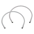 thumbnail image 1 of Conector de manguera de grifo Uxcell de 2 paquetes de 30 pulgadas, conector de rosca hembra de 9/16" x 9/16" para baño, 1 of 6