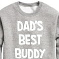 thumbnail image 3 of Instant Message - Dad & Son Matching Set - Best Buddies - Men's & Kids Crew Neck Fleece Pullover, 3 of 6
