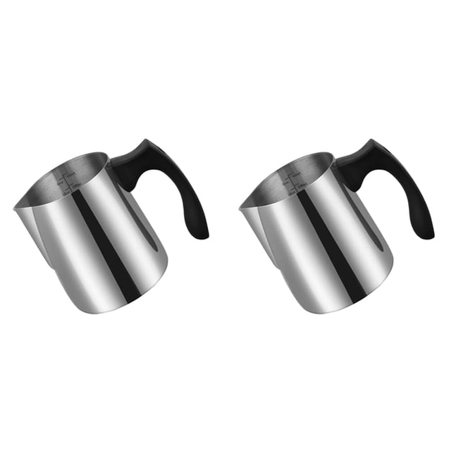 2X Olla para Verter Velas, para Derretir de 32 Onzas, Jarra para Verter Velas de 900 Ml, Kit para Hacer Velas de Acero Inoxidable