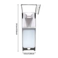 thumbnail image 3 of Wall Mount Soap Dispenser Manual Press 34 Oz Capacity, Large Bathroom Kitchen Soap Dispenser Wall Mounted, Commercial Liquid Hand Soap Dispenser for Home Office, 3 of 4