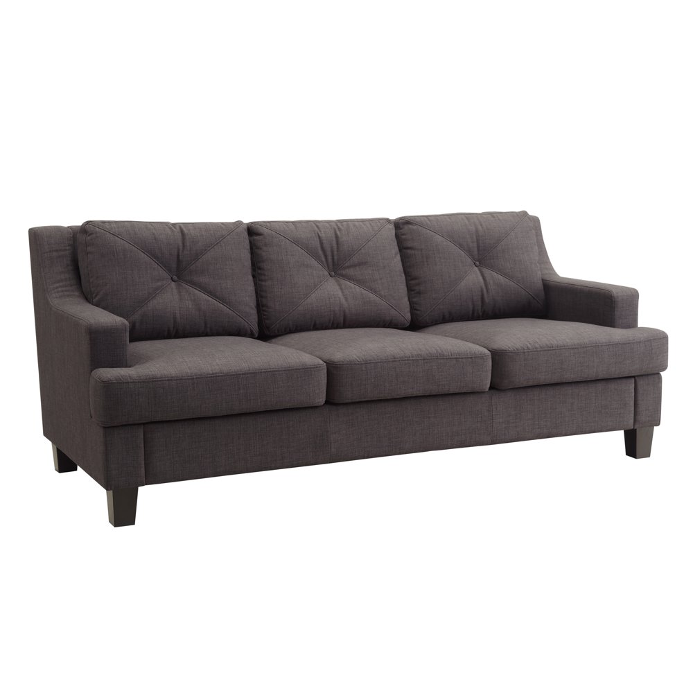 Chelsea Lane Sofa, Dark Gray Linen