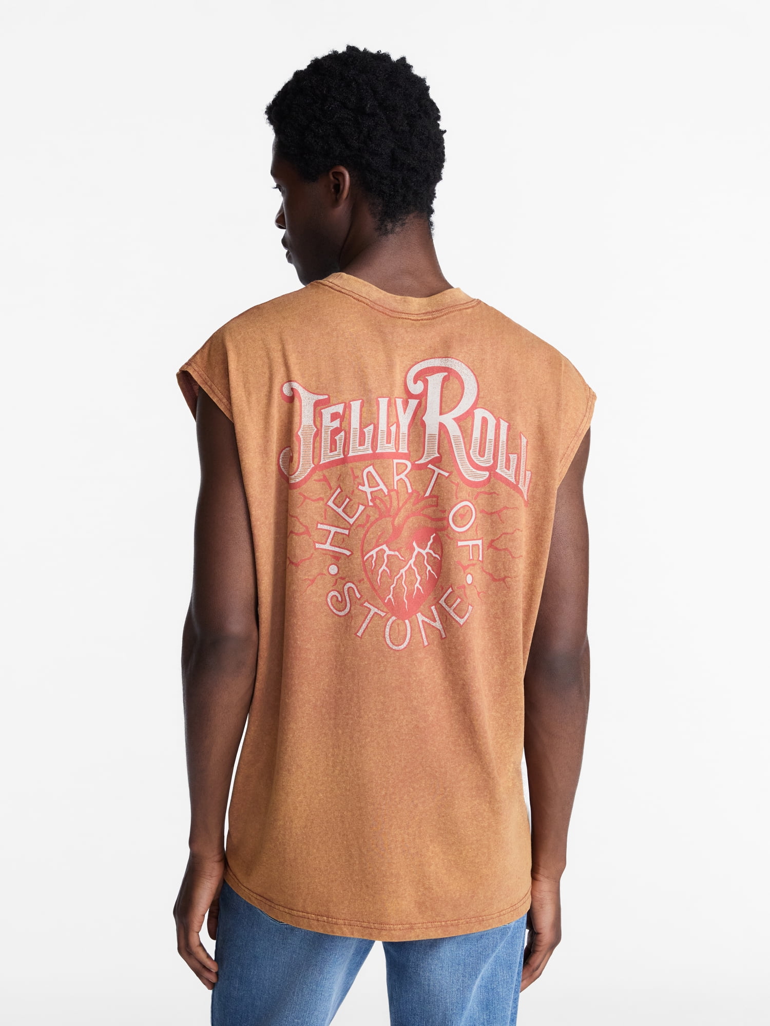 Jelly Roll Men's and Big Men's Muscle Tank Top, Sizes XS-5XL