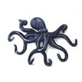 thumbnail image 1 of Rustic Dark Blue Cast Iron Octopus Hook 11", 1 of 5
