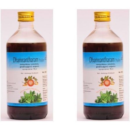 Dhanwantharam Thailam by AVP - 200ml (Pack of 2)