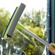 thumbnail image 4 of Injueey Cepillo de ventana de doble cara, mango largo/corto de aluminio, limpiador de esponja suave, limpiaparabrisas, herramientas de limpieza verde 20*36cm 2piezas, 4 of 6
